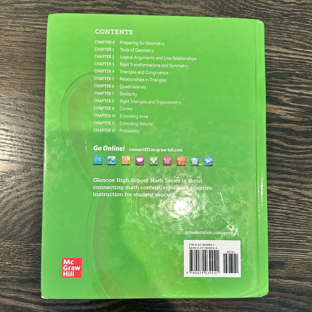 Geometry 2018 McGraw Hill Student Edition - Picture 2 of 3
